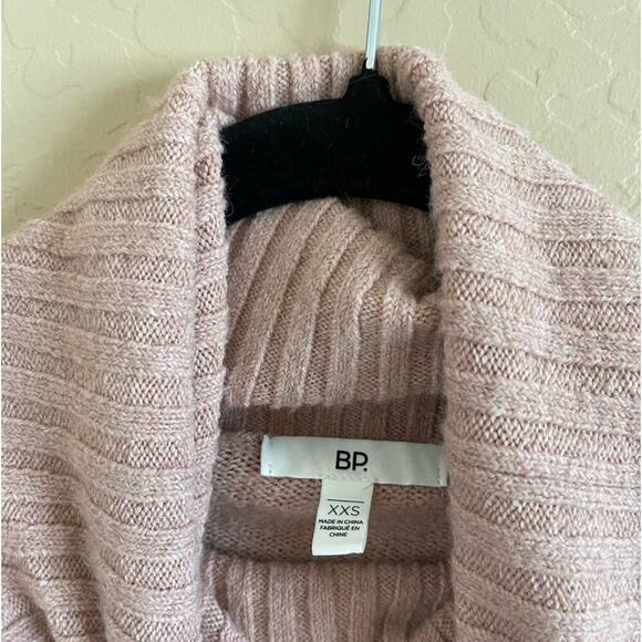 Nordstrom BP Longline Beige Cowl Neck Cozy Stretch Sweater XXS - Picture 4 of 5